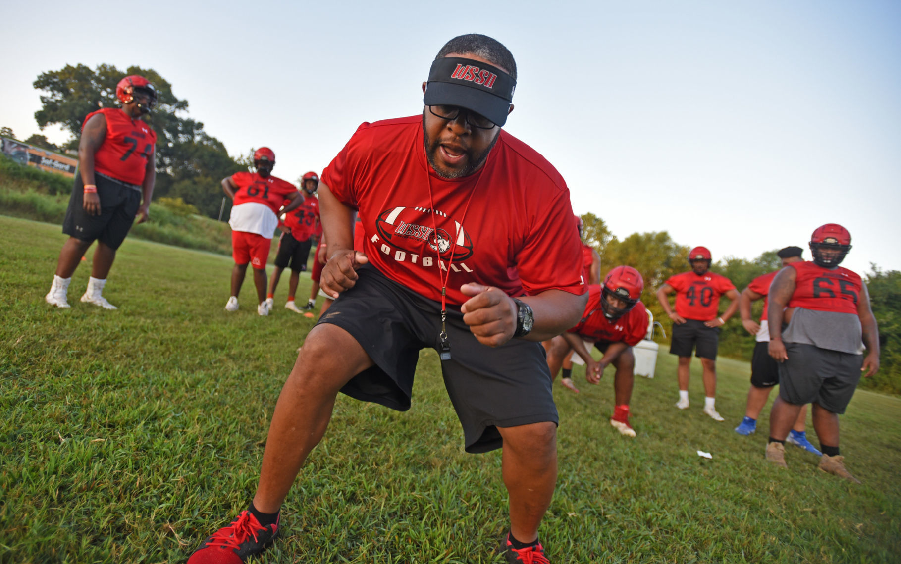 WSSU football first practice